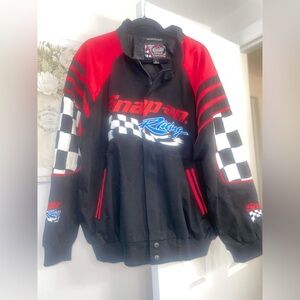 Snap-on Racing Men's Black and Red Jacket